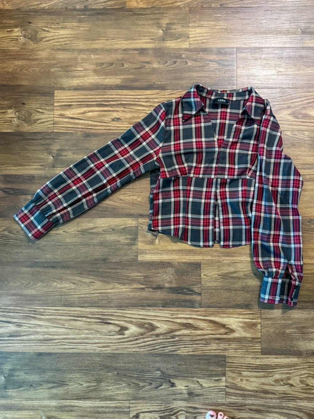 Corset-style flannel